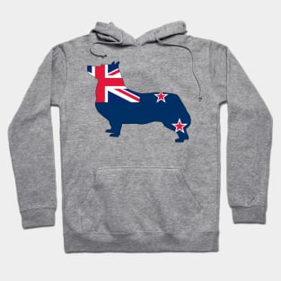 Swedish Vallhund New Zealand Flag Filled Hoodie